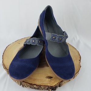 Sundance Sz 40 Mary  Jane Shoes Velcro Blue